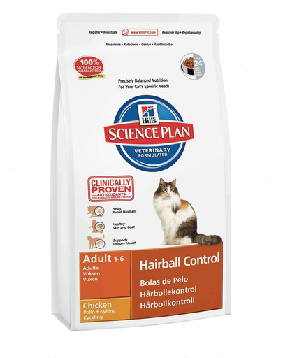 Hill's science plan feline adult hairball 5 kg