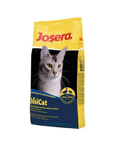 JOSERA JosiCat Ente & Fisch Adult 18 kg cu rață pentru pisici adulte