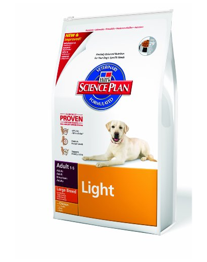 Hill's science plan canine adult light large breed chicken 12 kg