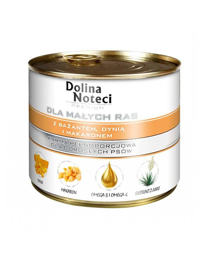 Dolina noteci premium talie mică, cu fazan, dovleac și tăiței 100 g