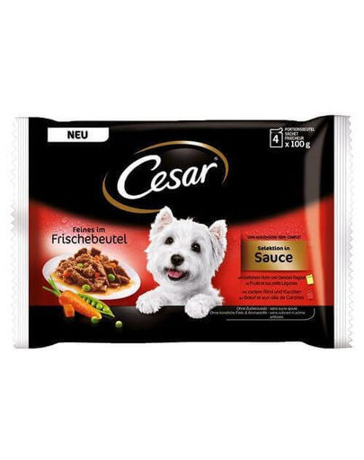 CESAR Arome mixte in sauce 4x100 g