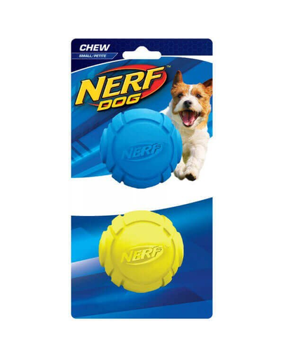 NERF Minge de cauciuc canelată S albastru și verde 2 buc.