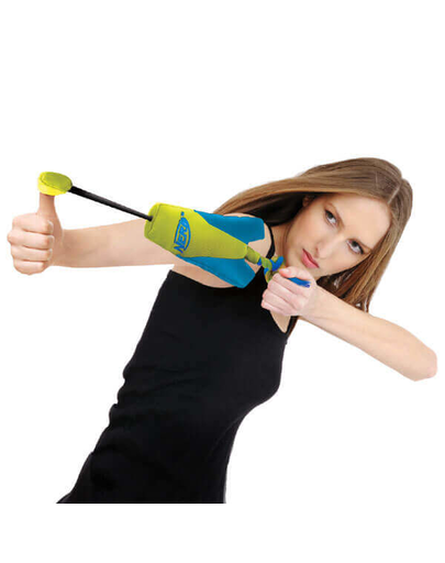 NERF Lansator cu sfoară de tras L verde / portocaliu