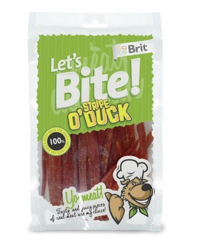 BRIT Care Lets Bite Dog Stripe ODuck 80 g