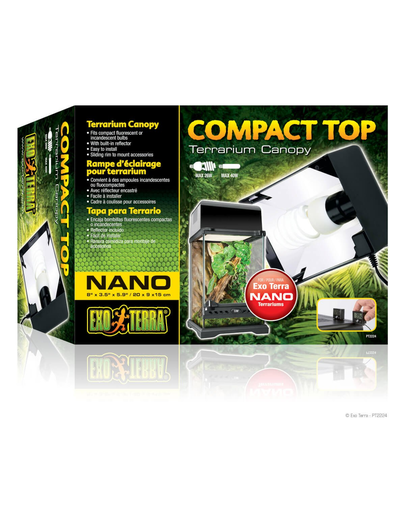 EXO TERRA Corp de iluminat pentru terariu Compact Top NANO 20x9x15cm imagine