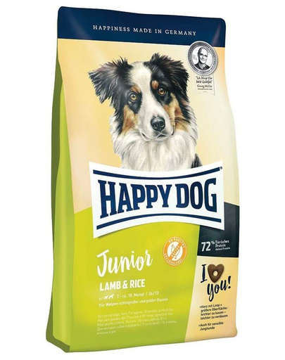 Happy dog junior miel și orez 4kg
