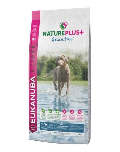 EUKANUBA Nature Plus+ Puppy Grain Free Salmon 10 kg