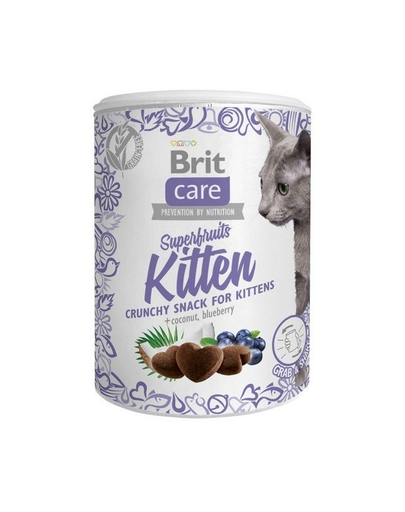 BRIT Care Cat Snack Superfruits Kitten recompense pentru pisoi 100 g
