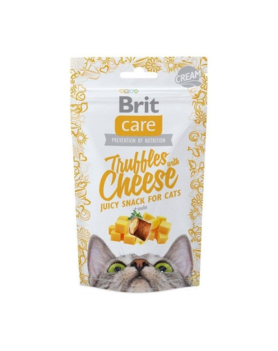 BRIT Care Cat Snack Truffles Cheese 50g imagine