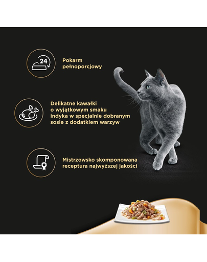 SHEBA Sauce Speciale Curcan și Legume 22 x 85g