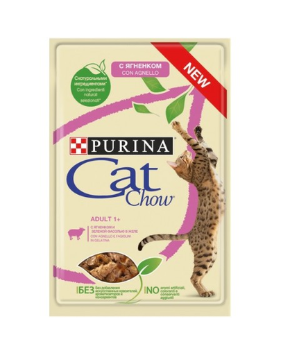 PURINA Cat Chow Adult miel și fasole verde 85 g