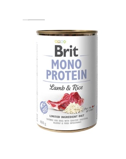 Brit mono protein lamb & rice 400g