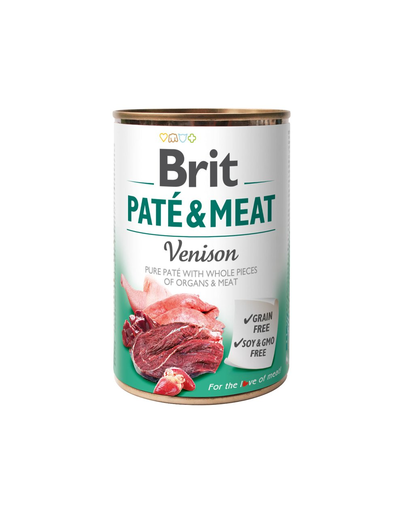 Brit pate & meat venison 400 g