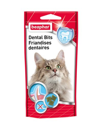 BEAPHAR Dental Bits gustări igienă dentară a pisicilor 35 g