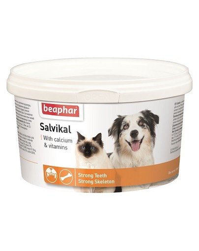 BEAPHAR Salvikal Formula de minerale si vitamine cu adaos de drojdie pentru caini si pisici 250 g