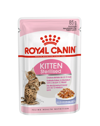 ROYAL CANIN Kitten Sterilised în Aspic 85g