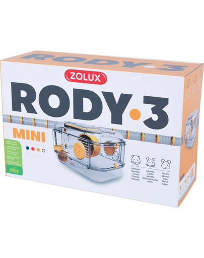 ZOLUX Cușcă RODY3 MINI galben