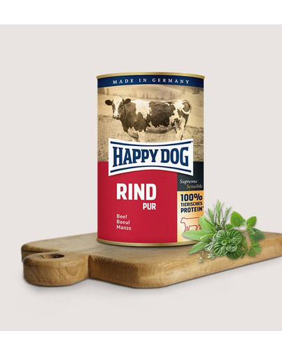 Happy dog rind pur cu vită 200 g