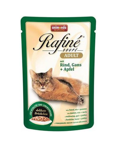 ANIMONDA Rafiné Soupé Adult Vită, Gâscă și Mere 100 g