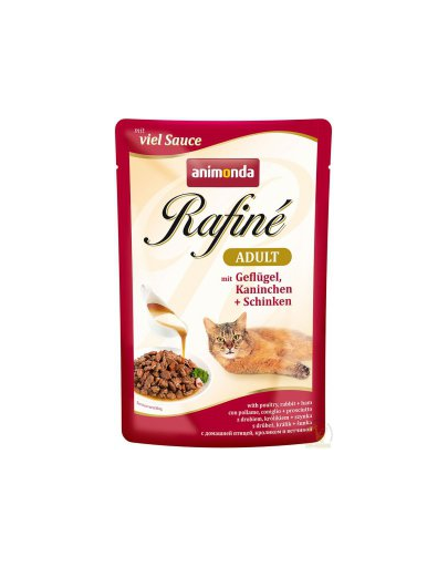 ANIMONDA Rafiné Soupé Adult Carne de Pasăre, Iepure și Șuncă 100 g