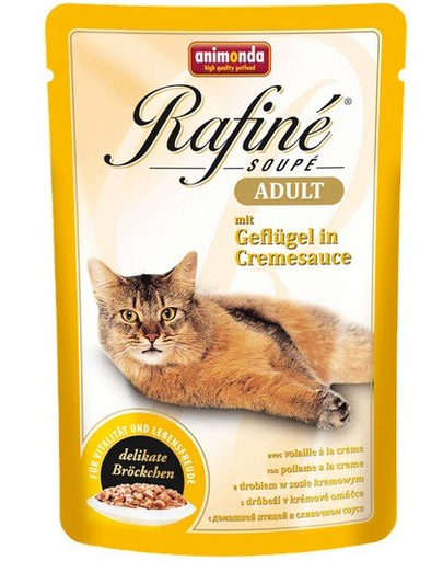 ANIMONDA Rafiné Soupé Adult Carne de Pasăre în Sos Cremos 100 g