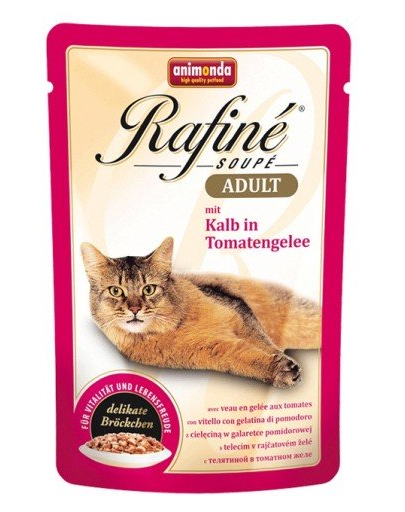 ANIMONDA Rafiné Soupé Adult cu vițel în aspic de tomate 100 g