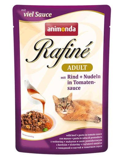 ANIMONDA Rafiné Soupé Adult cu Vită, Paste și Sos de Roșii 100 g