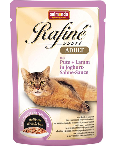 ANIMONDA Rafiné Soupé Adult Curcan, Miel și Sos de Iaurt 100 g