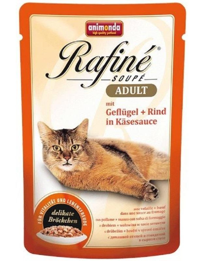 ANIMONDA Rafiné Soupé Adult Pasăre, Vită și Brânză 100 g