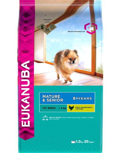 EUKANUBA Senior Toy Breeds Chicken 800 g