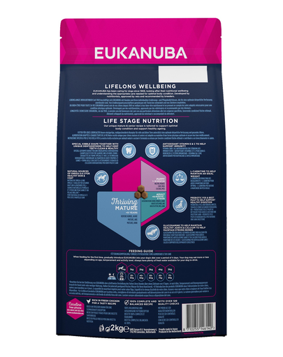 EUKANUBA Thriving Mature Toy Breed - bogat în pui proaspăt 2kg