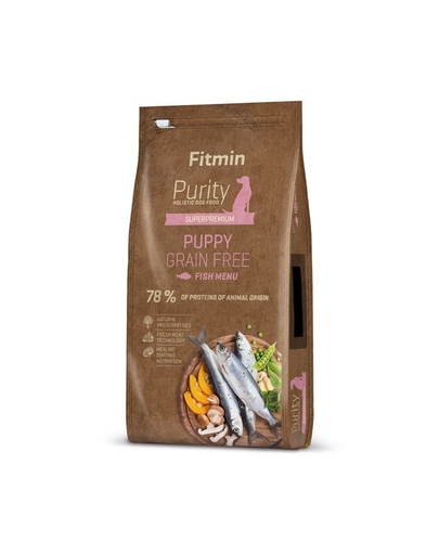 FITMIN Dog Purity Grain free puppy fish 12 kg