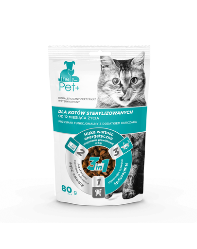 thePet+ Cat Sterilised recompense pentru pisici 80 g imagine