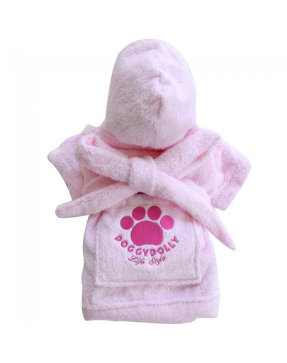 Doggy dolly halat cu imprimeu, roz, xxl 68-69 cm/104-106 cm