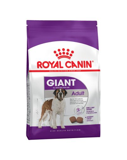 Royal Canin Giant Adult Hrană Uscată Câine 15 kg + 3 kg imagine
