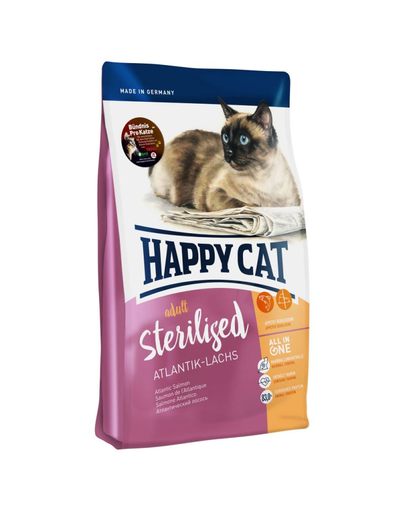 Happy cat supreme sterilised cu somon 1,4 kg
