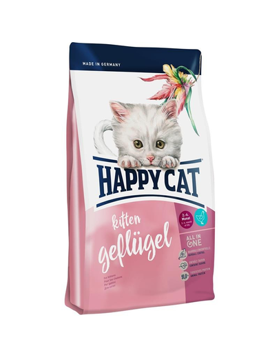 HAPPY CAT Supreme Kitten cu Pui 4 kg