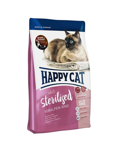 HAPPY CAT Supreme Sterilised cu Vită 4 kg imagine
