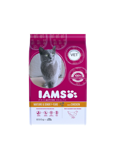 IAMS Cat Senior All Breeds Chicken 850 g
