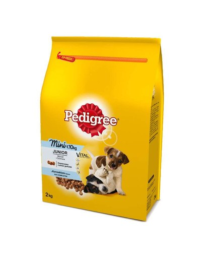PEDIGREE Mini Junior cu Pui 2 kg