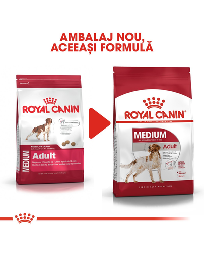 ROYAL CANIN Medium Adult hrana uscata caine, 4 kg