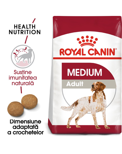 Royal Canin Medium Adult Hrană Uscată Câine 15+3 kg   imagine