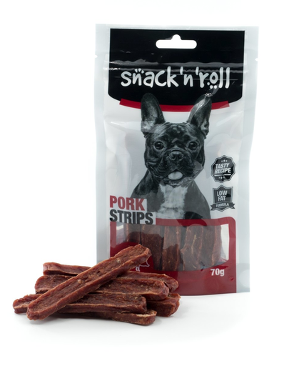 Snack & roll pork strips 70 g