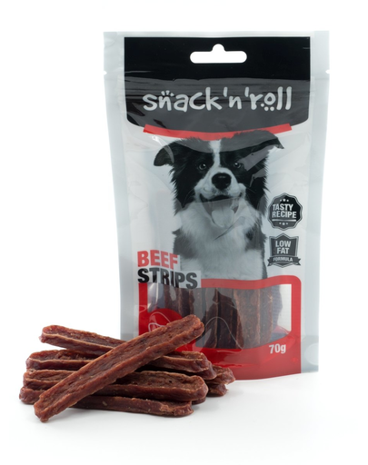 SNACK & ROLL Beef Strips 70 g