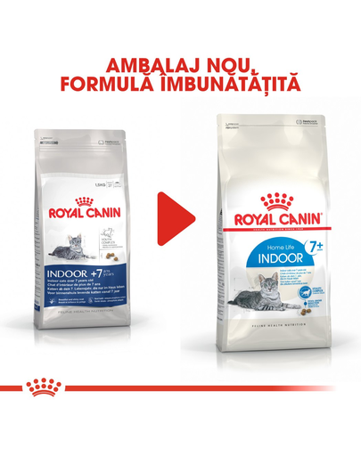 Royal Canin Indoor 7+ Hrana uscata pentru pisici de interior, 7 si 12 ani 400g
