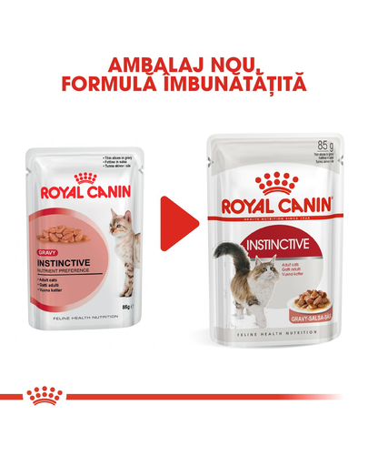 Royal Canin Instinctive In Gravy Adult hrana umeda in sos pentru pisica, 85 g