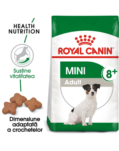 Royal Canin Mini Adult 8+ Hrană Uscată Câine 8+1 kg imagine