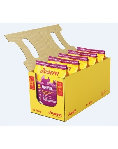 JOSERA MiniVita hrana uscata caini seniori talie mica 4,5 kg (5 x 900 gr)