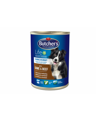 Butcher's life cu vânat și vită în sos 400 g