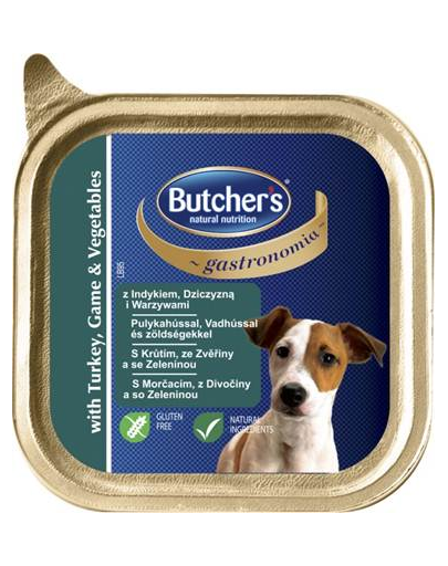 BUTCHER\'S Gastronomia pate cu curcan, vânat și legume 150 g